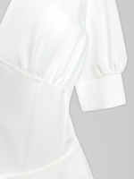 Комбинезон Perfemme однотонный с корсетом на талии и коротким рукавом