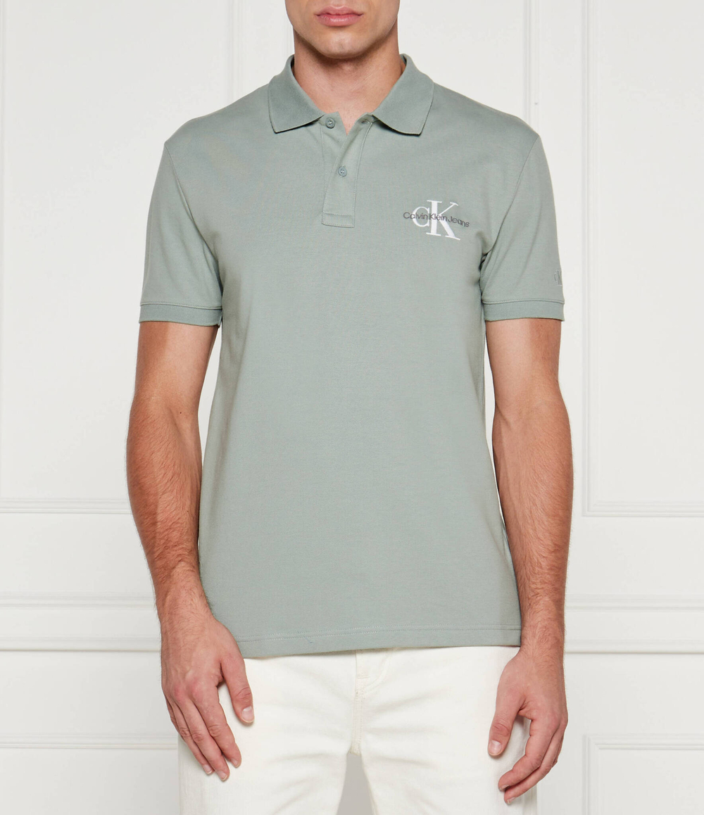 Поло CALVIN KLEIN JEANS - зеленый(J30J325664)