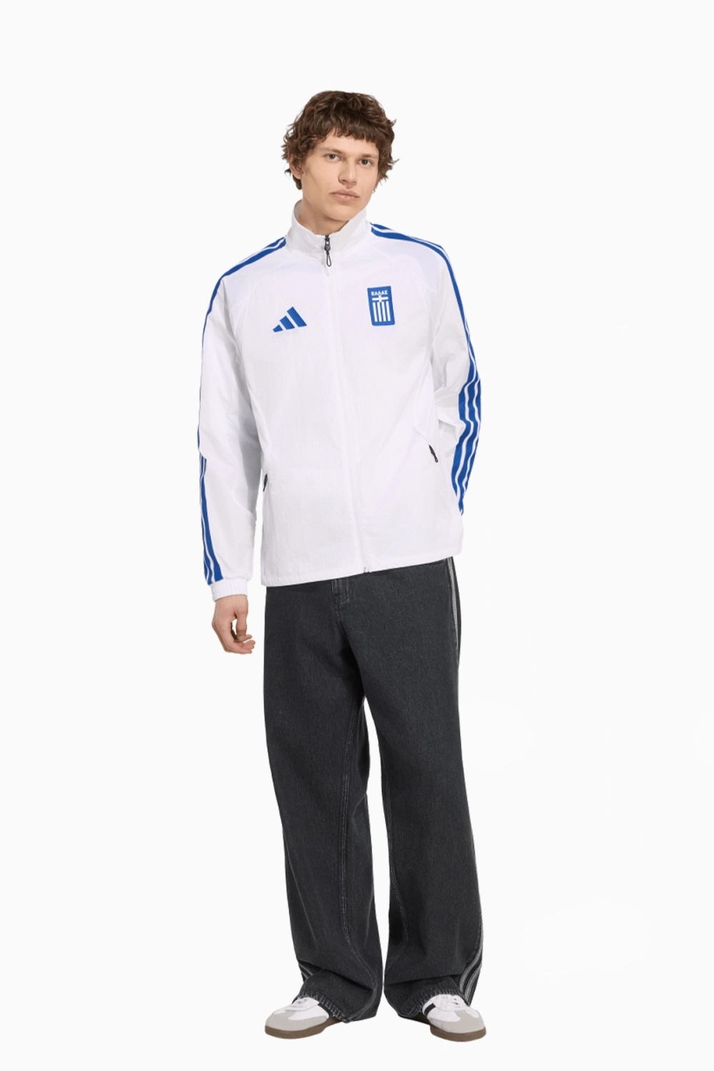 Кофта adidas Greece 2026 Anthem - белый