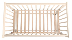 Детская кровать Woodix Classic Go маятник продольный WCG358 Слоновая кость