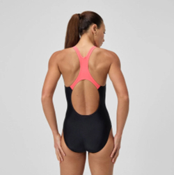 Купальник SPEEDO Medley Logo, 8-1347417926, р.30 (рос.42), черно-розовый