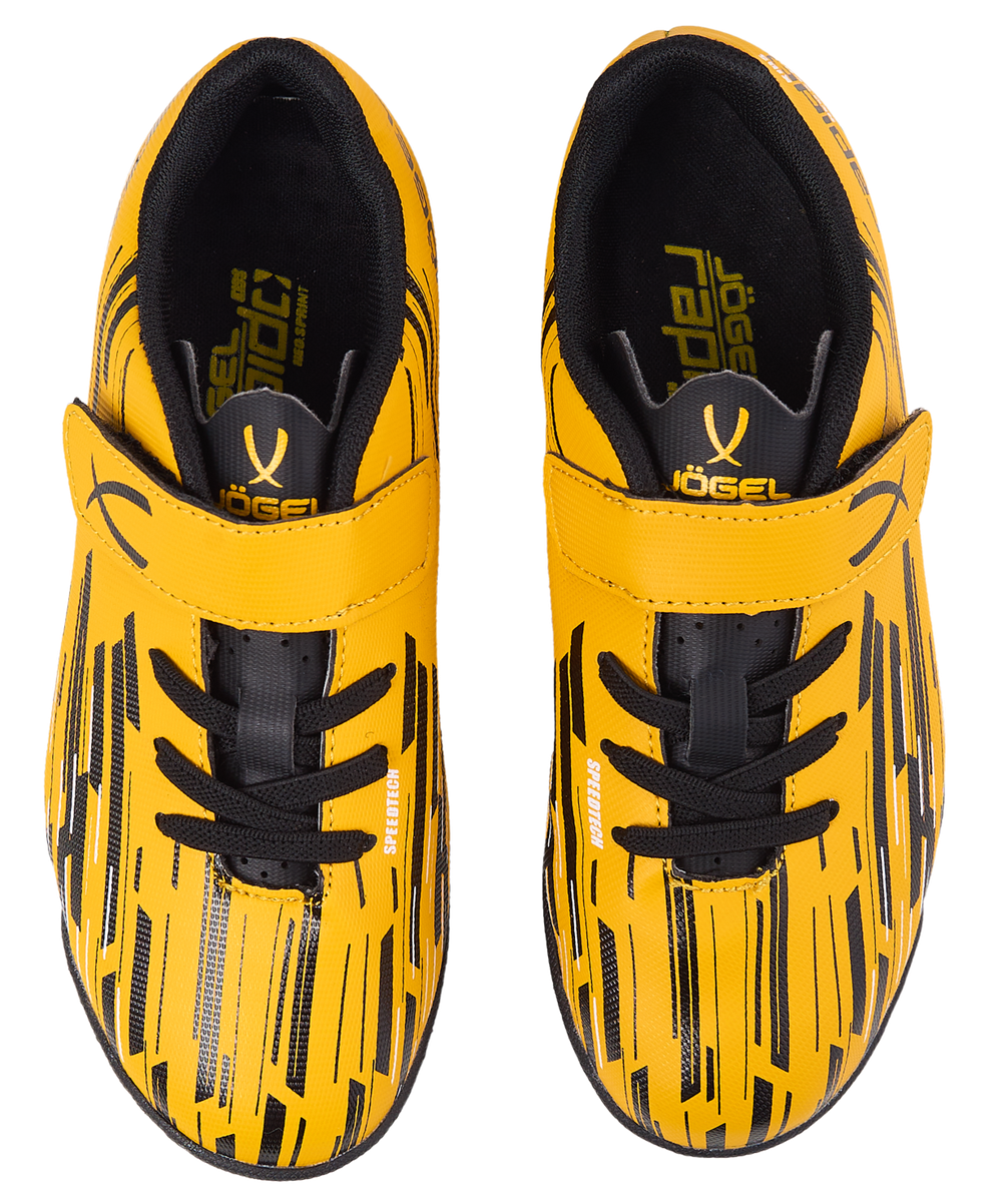 Бутсы многошиповые Rapido TF Yellow/black, детский