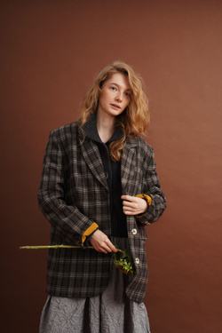 Пиджак Zoe, коричневая клетка