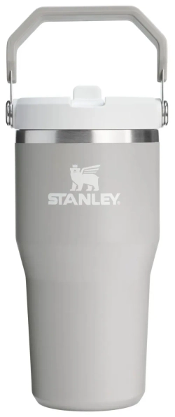 Термостакан Stanley IceFlow с трубочкой 0,591L серый шалфей