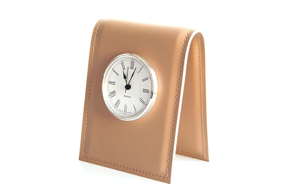 ЧАСЫ D85 из кожи цвет НАТУРАЛЬНЫЙ