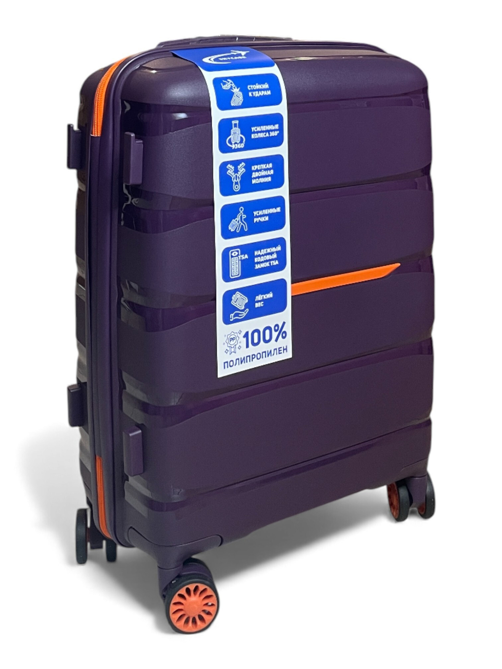 Ручная кладь Bon-Voyage PP Skycase#3, Фиолетовый, S