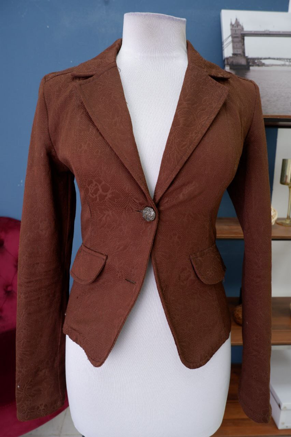 Пиджак из хлопка 40-42 размер