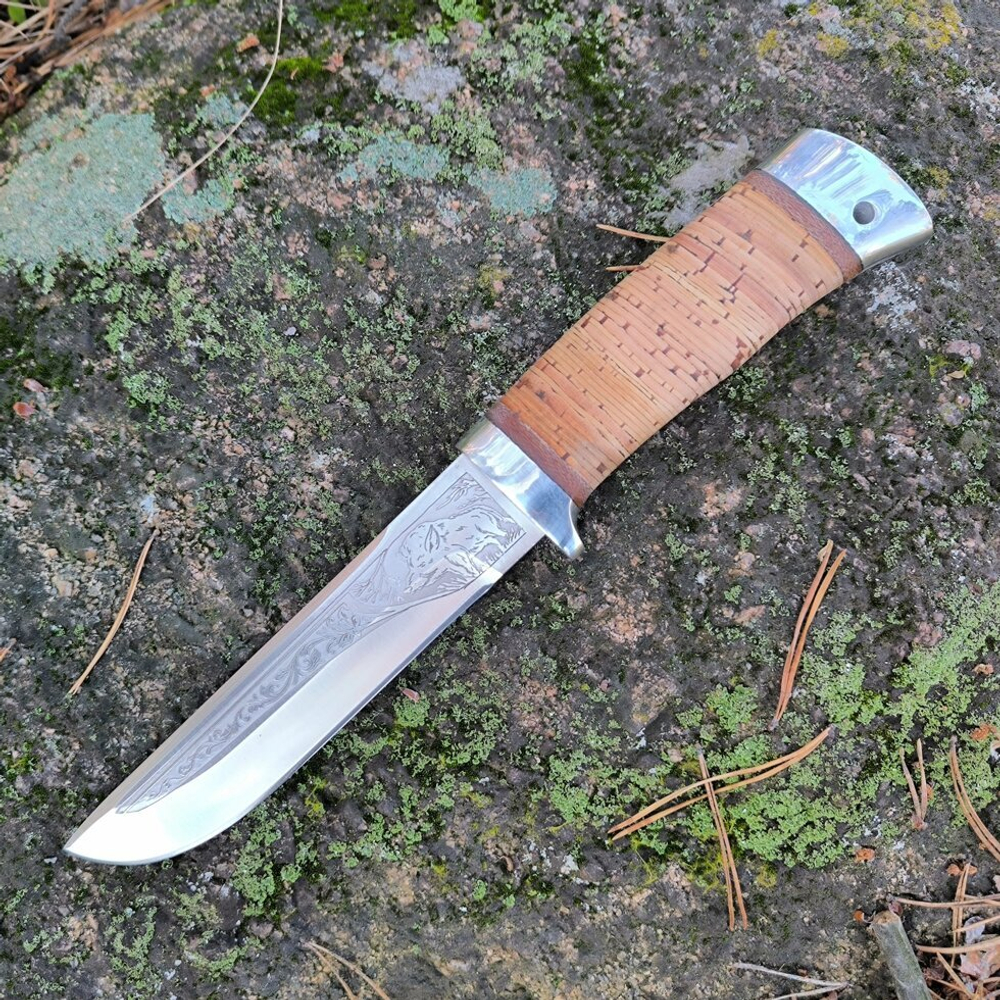 Нож НС-41А Таганайский, алюминиевые вставки (Златоуст)