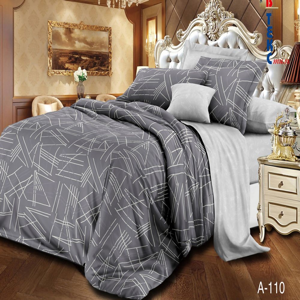 Комплект постельного белья "РУ. ИВТЕКС" дизайн: А-110, сатин, 100% хлопок, в подарочном пакете. Комплект постельного белья "РУ. ИВТЕКС" дизайн: А-110, сатин, 100% хлопок, в подарочном пакете.