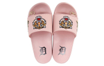 MLB Slipper Super Tiger comfortable trend all-match non-slip one-word slippers for men and women the same pink