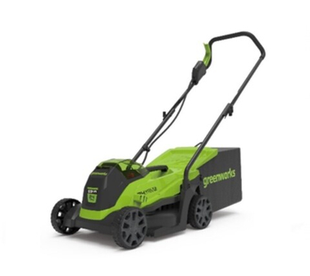 Газонокосилка аккумуляторная Greenworks GD24LM33 Арт. 2516107,  24V, 33 см, бесщеточная, без АКБ и ЗУ