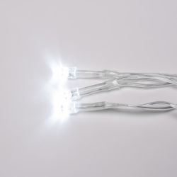 ULD-B25006-440-TTK WHITE IP44 Бахрома светодиодная с эффектом мерцания. 25м. Соединяемая. 440 светодиодов. Белый свет. Провод прозрачный. ТМ Uniel