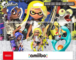 Набор из 3-х фигурок Amiibo Inkling, Octoling, Smallfry (Splatoon 3 Collection)
