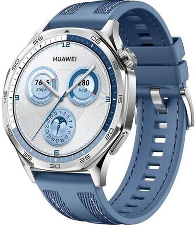 Смарт-часы Huawei Watch GT 5 Vili-B19W,  1.43",  синий/серебристый