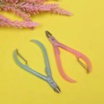 Кусачки для кутикулы, в пакете «Ultramarine», одна пружина, ручки пластик, цвет микс, 10,5см✦