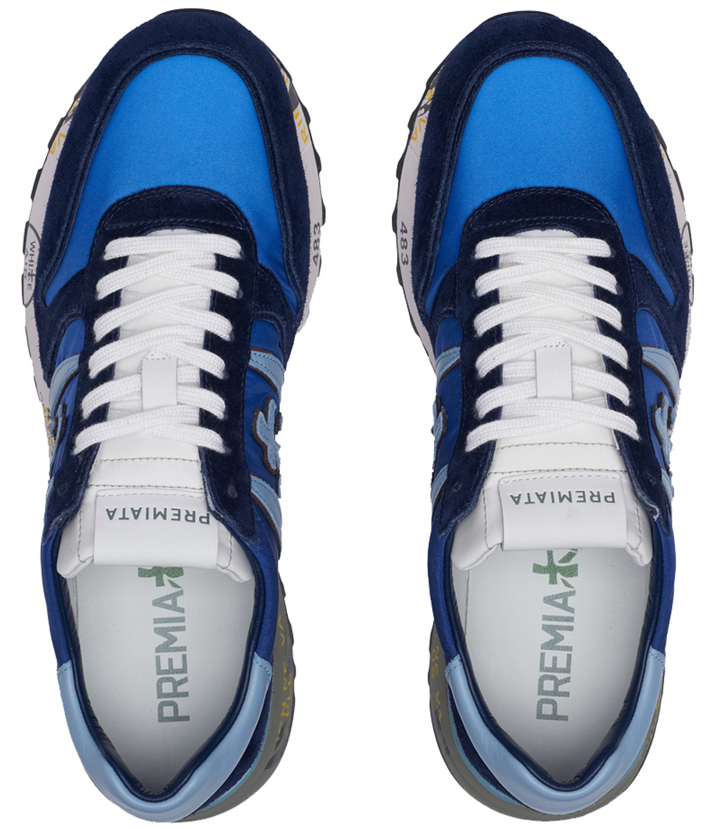 Premiata Lander 5198 Синие с голубым