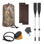 Лодка надувная для рыбалки Тонар Шкипер А280 надувное дно зеленый