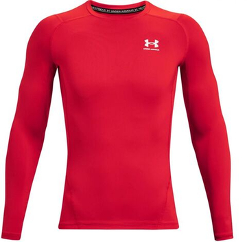 Компрессионная одежда Under Armour HeatGear Armour Comp Long Sleeve M - red/white