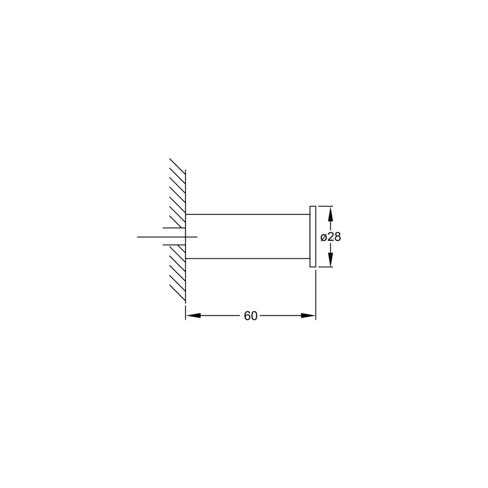 Steinberg Серия 650 Крючок для полотенца, из латуни, хром 650 2450