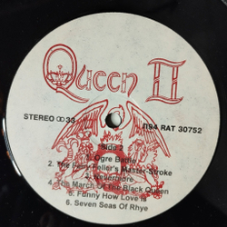 Винтажная виниловая пластинка LP Queen II (Россия 1994) The Seven Seas Of Rhye