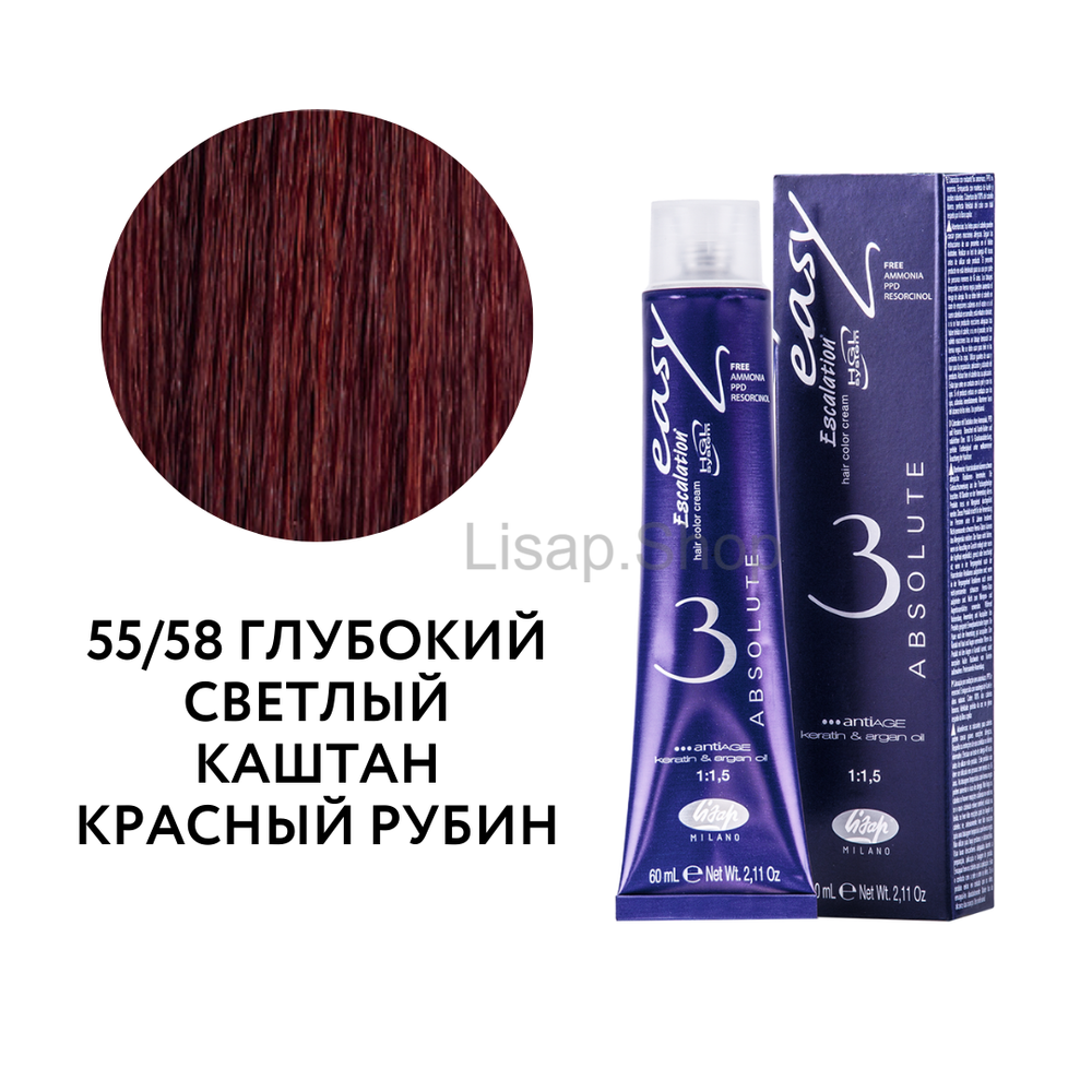 Безаммиачный перманентный крем-краситель для волос "Escalation Easy Absolute 3"