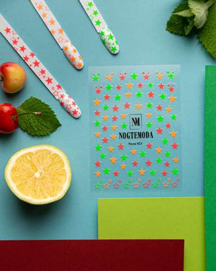 Наклейки NogteModa NEON 023