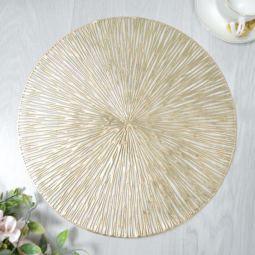 Салфетка сервировочная 38см "Аjour", золото