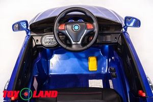 Детский электромобиль Toyland BMW 3 синий фото №9