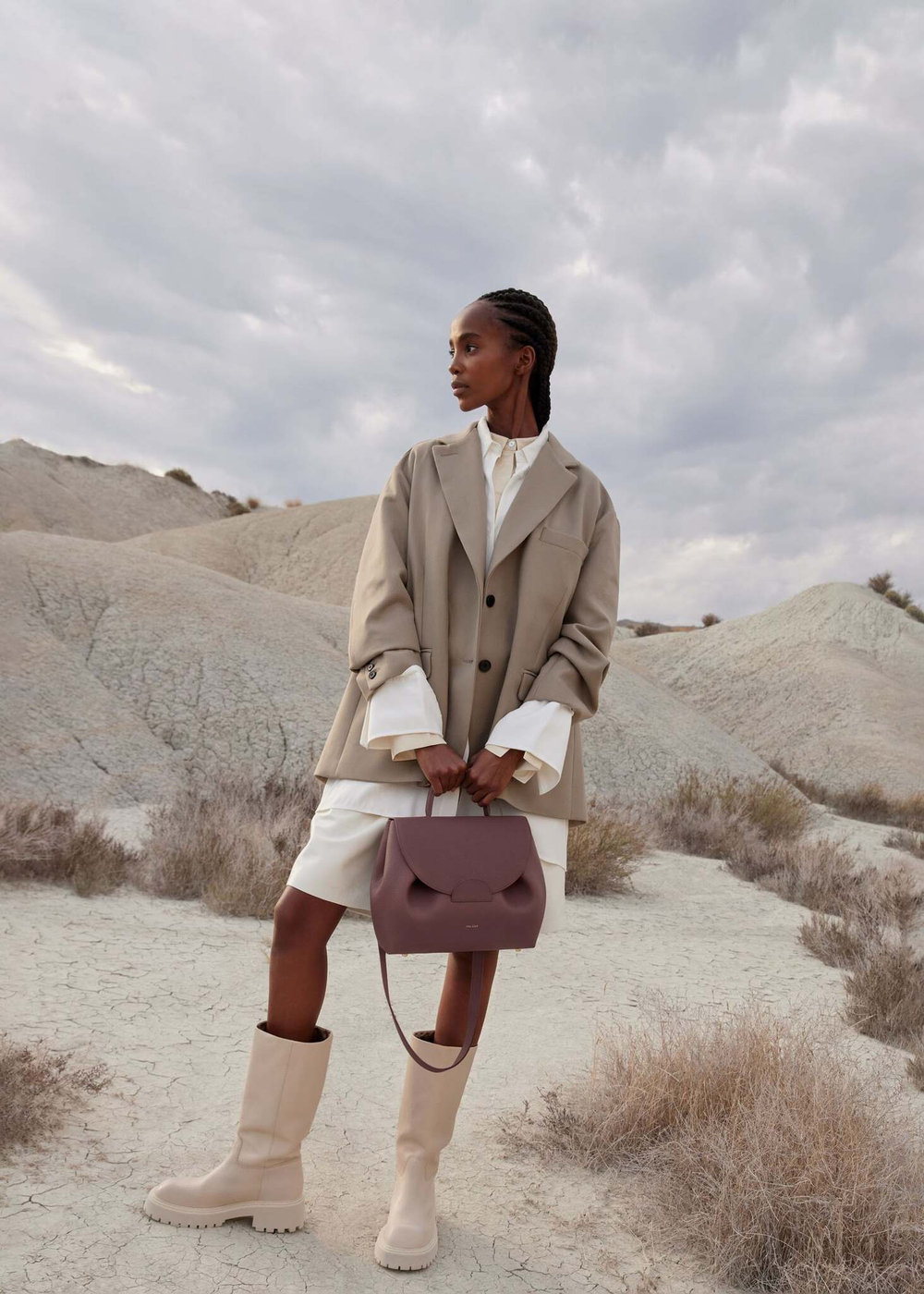 Сумка Polene Numéro Un EDITION TEXTURED HEATHER