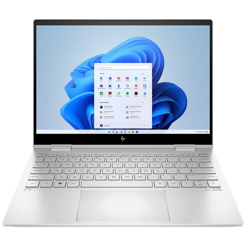 Ноутбук 13,3" HP Envy x360 13-BF0013dx Core i7 1250U/16Gb/512Gb SSD/13.3" WUXGA Touch/Win11 Серебристый (66B41UA)