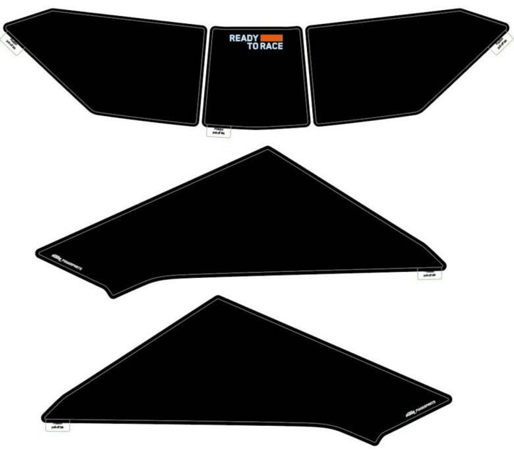 KTM Защитные наклейки топливного бака 990 Duke A60708997000