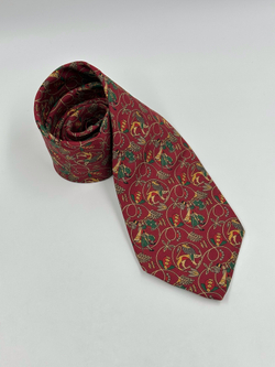 Галстук красный Salvatore Ferragamo