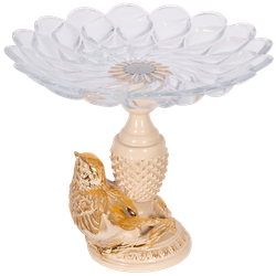 Фруктовница-конфетница Птичка Терра сонг Айвори