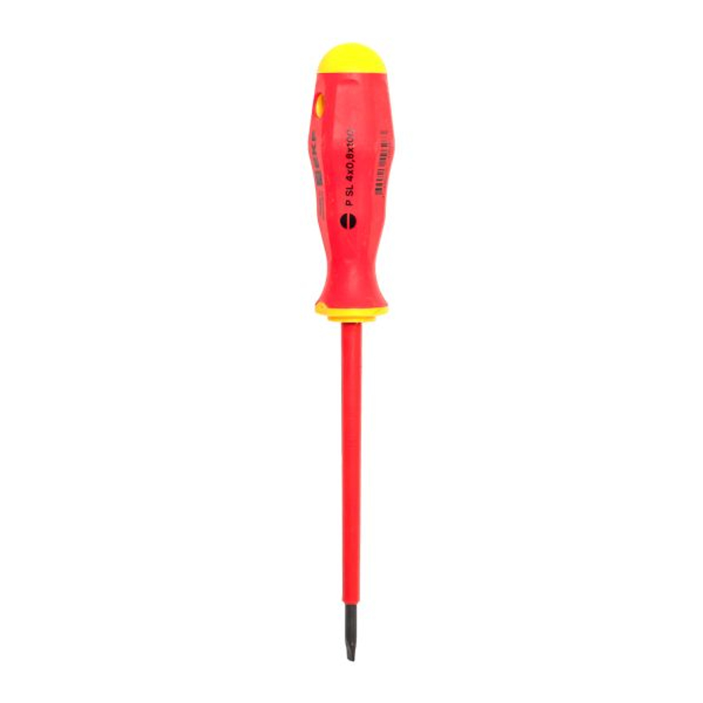 Отвертка Professional SL4x0.8 мм VDE 1000В EKF