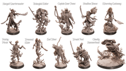 Завистливая буря Envious Tempest Миниатюры 32-56-75мм (Нет / 75mm / Charlotte the Snake Bust)