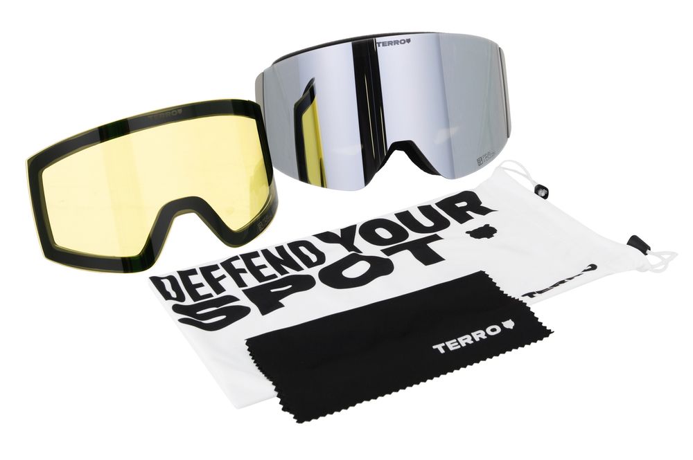 Маска TERRO T3- PEAKPRO Silver