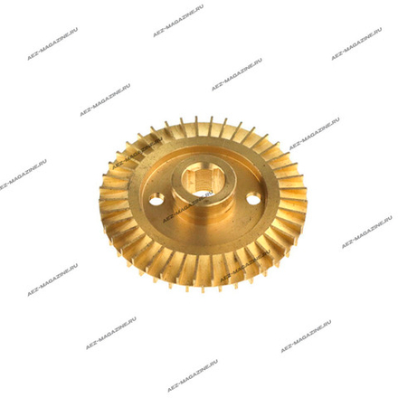 Крыльчатка для насоса металлическая D-60x12мм скос с одной стороны, H-13,5мм