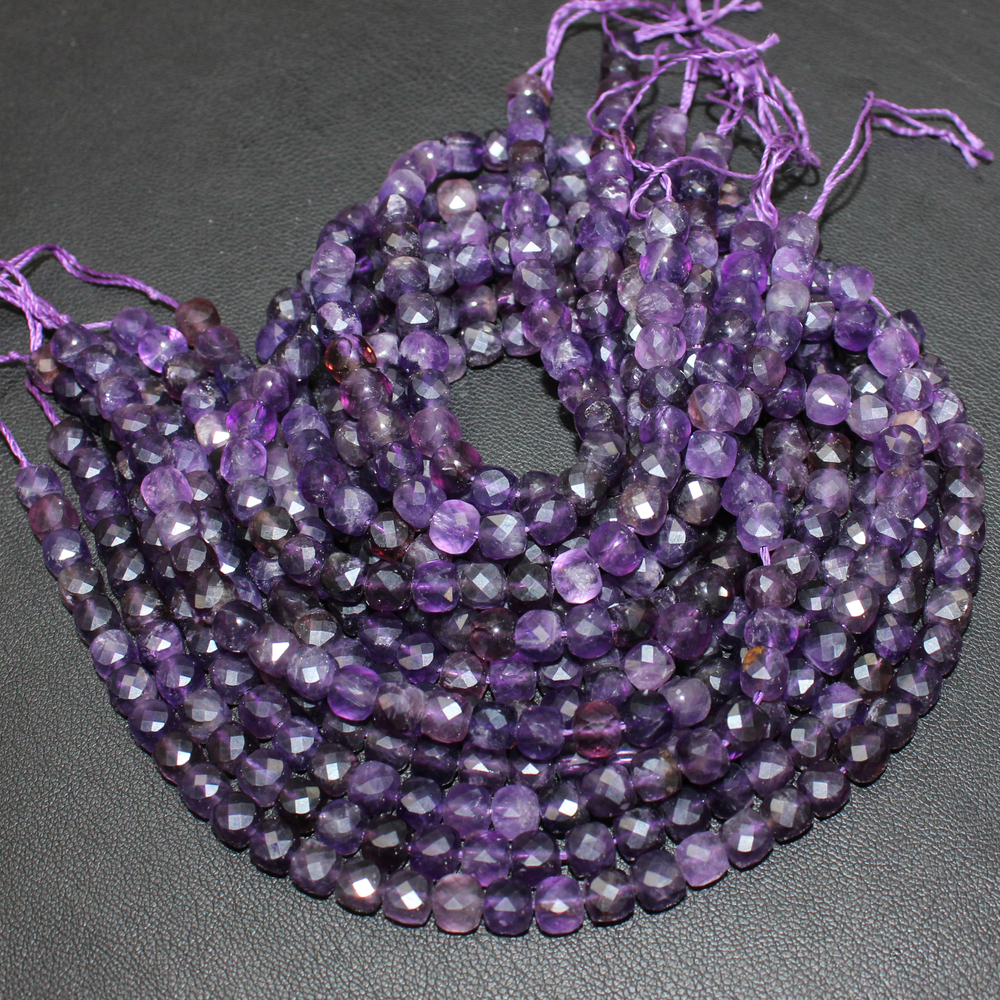 Аметист АА куб юв 5,7мм