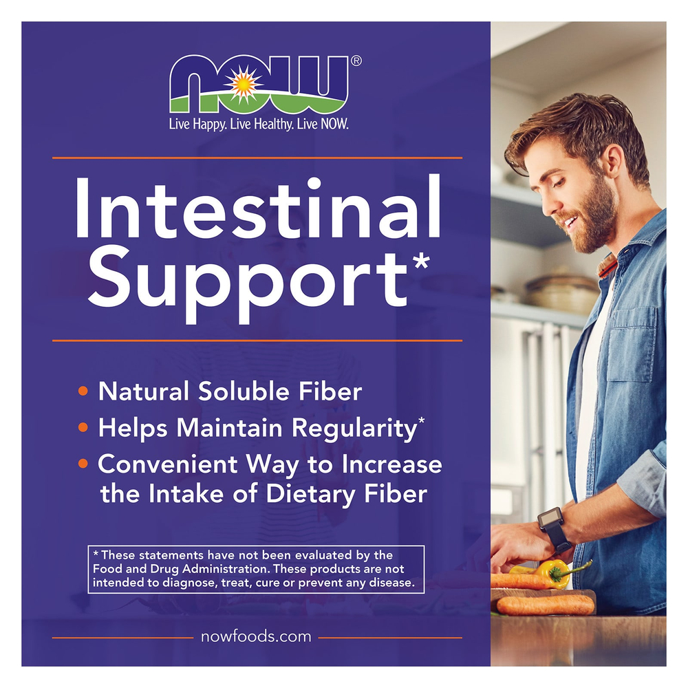 NOW Foods, сертифицированная органическая цельная шелуха семян подорожника, 340 г (12 унций)