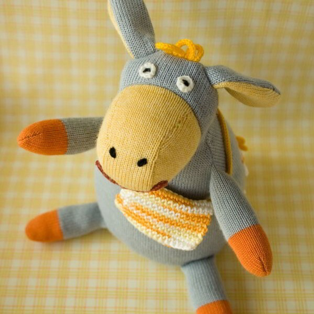 Вязаная кукла Ослик Яша, Фрея