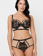 Бюстгальтер Subtille Belinda Black Balconette Soft (черный/бежевый)