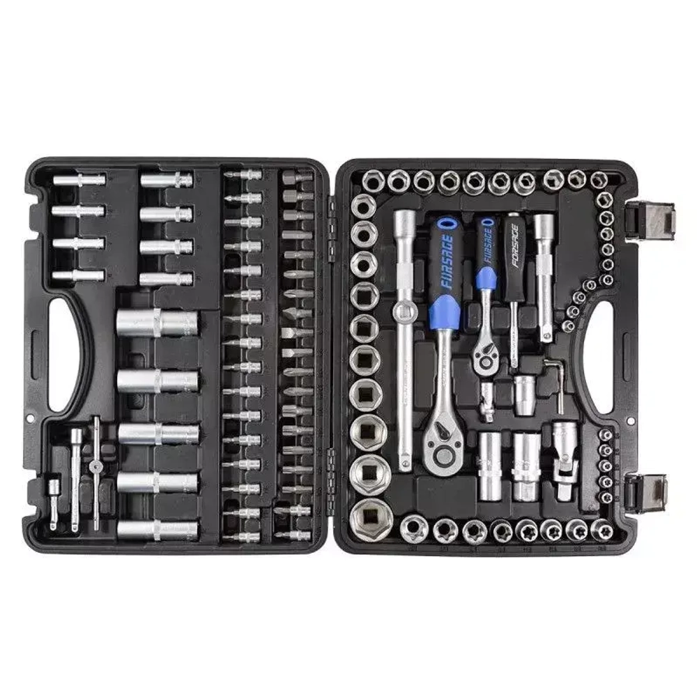 Набор инструмента 108пр.1/4''&amp;1/2''(6гр.)(4-32мм) Forsage F-41082-5