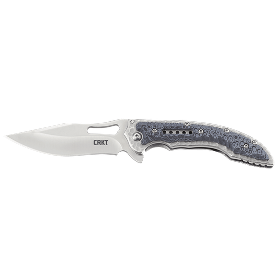 Складной нож CRKT 5462 Fossil c клинком из стали 8Cr13MoV, рукоять G10 / Stainless Steel
