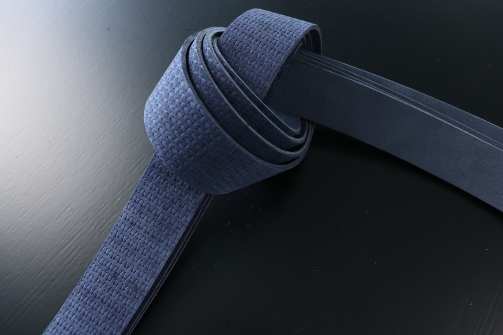 Ременная заготовка Шелк Синяя + Плита Плетение