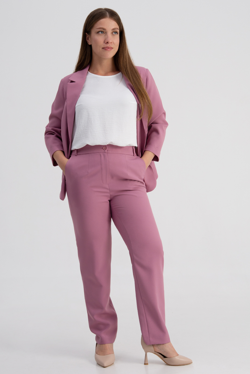 Брюки женские 2757АПВ, пепельная роза #513ПР022757АПВ