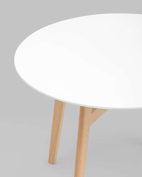 Стол обеденный Target Circle 90*90 белый