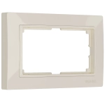 Рамка для двойной розетки Snabb Basic (слоновая кость) W0082003