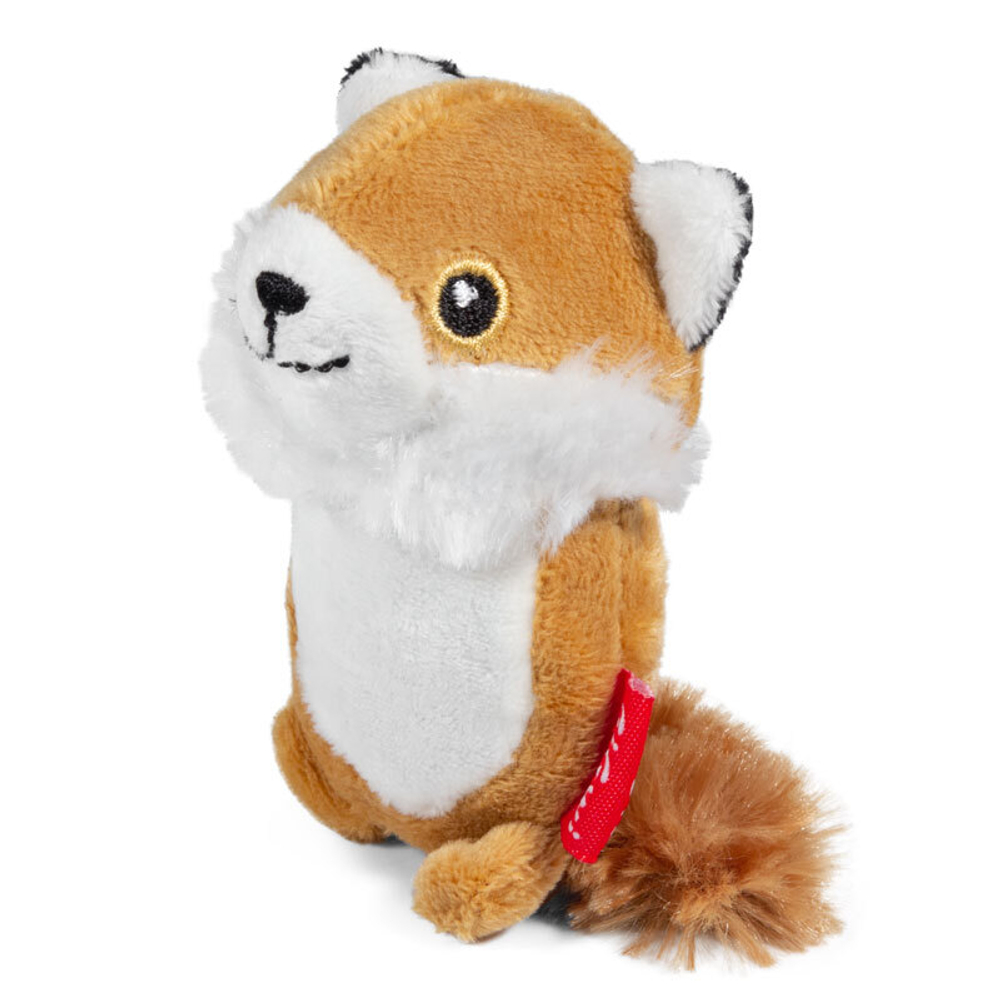 75014 Игрушка для собак Лисичка с пищалкой 9см, серия PLUSH FRIENDZ