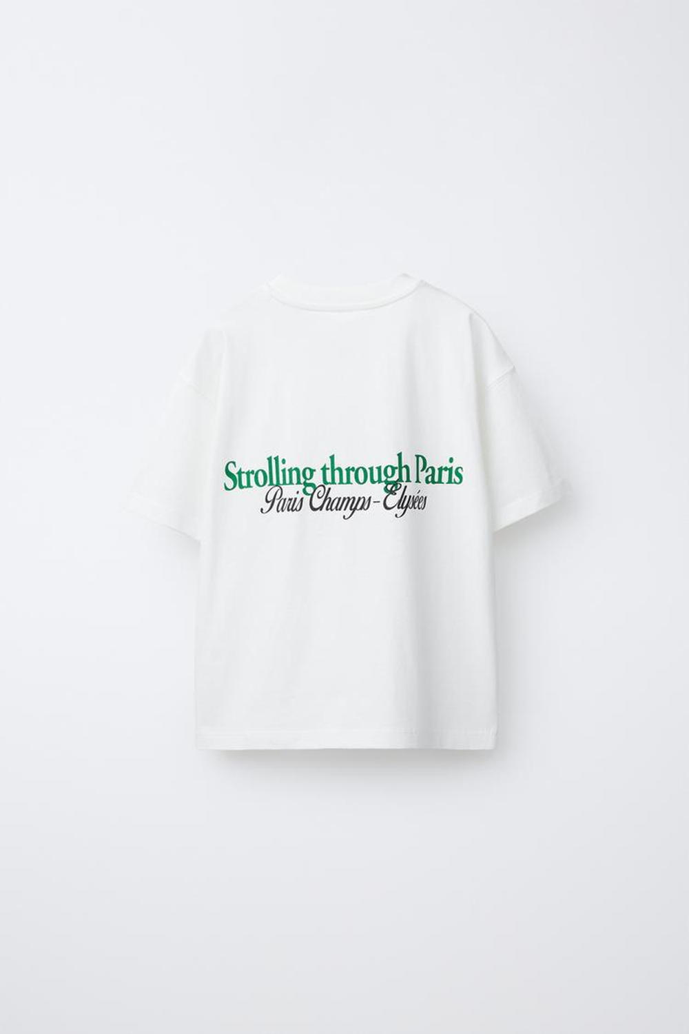 ZARA ФУТБОЛКА С ПРИНТОМ «СОБАКА», БЕЛЫЙ