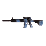 Автомат-трещетка, блистер M16A-5